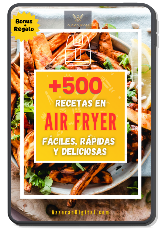 +500 Recetas en Air Fryer: Come Rico, Cocina Fácil